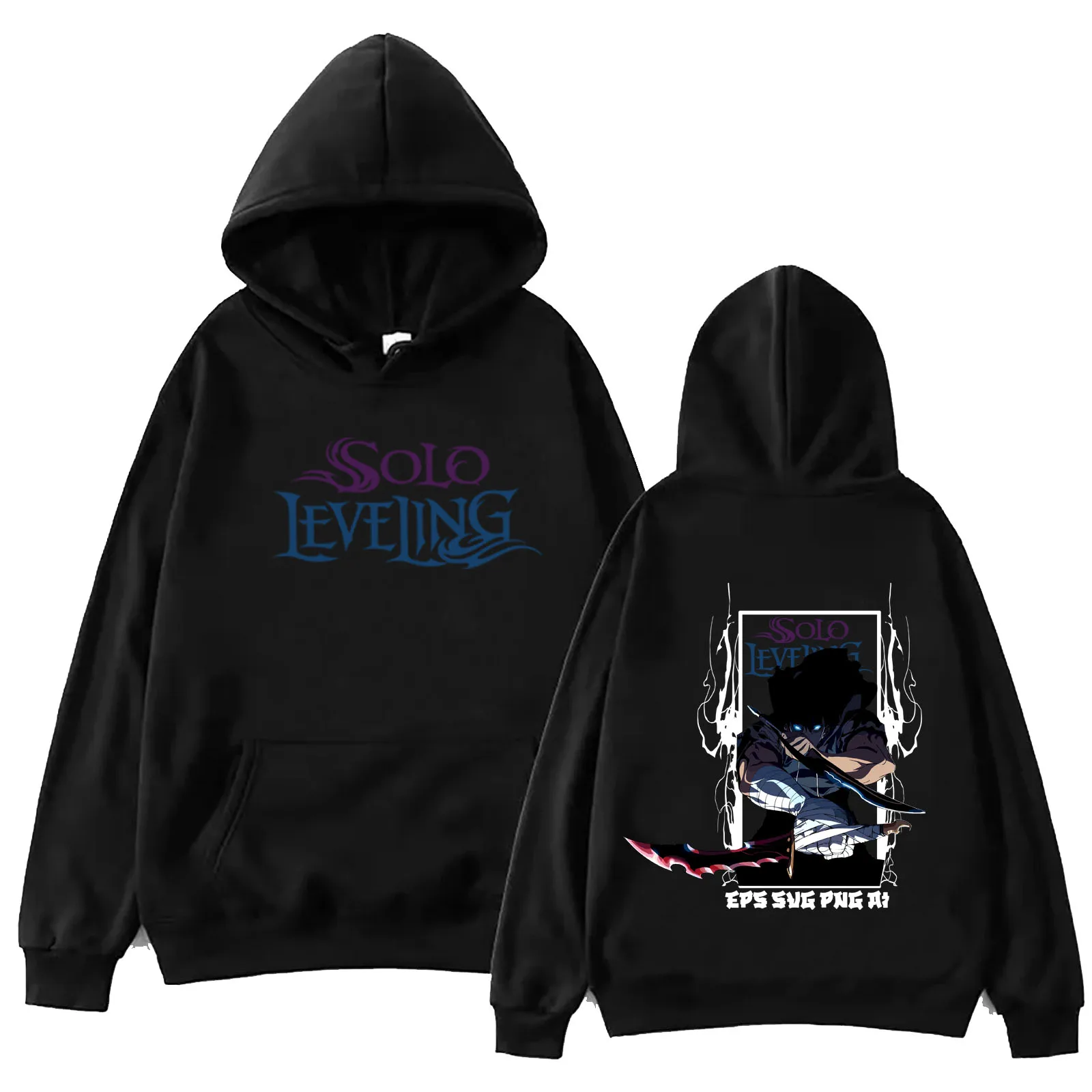 Solo Leveling Statue Gott Hoodie Langarm Streetwear Frauen Männer Mit Kapuze Sweatshirt Mode Kleidung