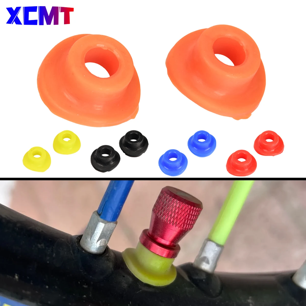 

Motorcycle Silicone Air Valve Dust Mud Guards Mouth Washers Seal Gasket For ATV UTV Dirt Bike Suzuki Yamaha Honda KTM Universal