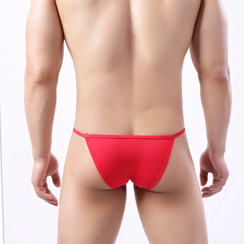 European Size Fashion Mens Underwear Jockstraps Mid Rise Breathable Bikini Briefs Male Sexy Panties Shorts Cueca Masculina Slips