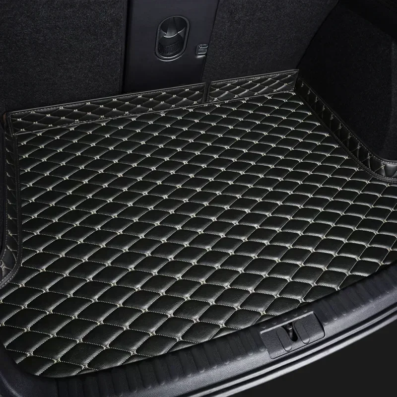 Custom Car Trunk Mat for Volkswagen VW Touareg 2019-2022 2011-2018 2008-2010 Car Accessories Artificial Leather Carpet