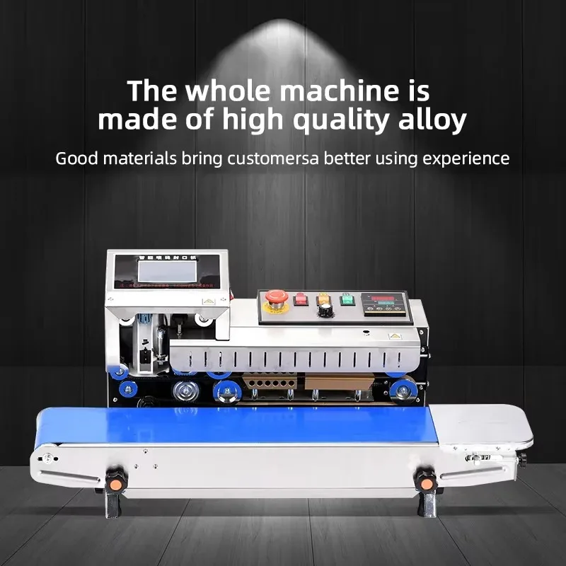

【Best-selling】FR-1600 Smart Continuous Band Sealer with Inkjet Printing Advanced Bag Sealing Machine