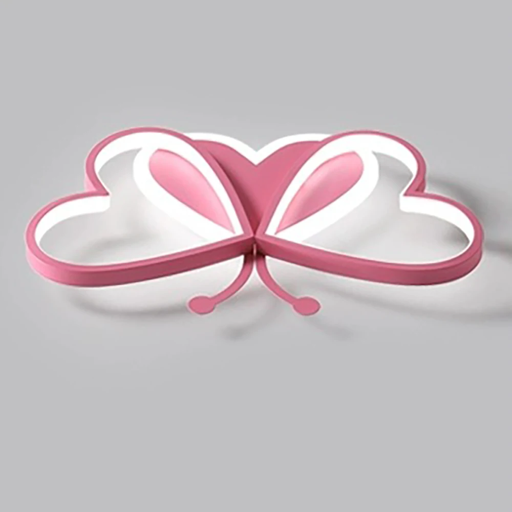 Ceiling Light Acrylic Butterfly Flush Mount Lighting Creative LED Ceiling Light Fixture for Bedroom