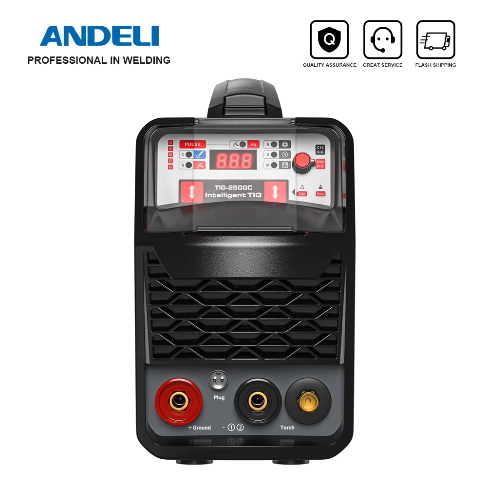 ANDELI TIG-250 series DC Inverter  TIG/Clean Welding/ MMA /Low Temperature Welding  Multi-Function Welder