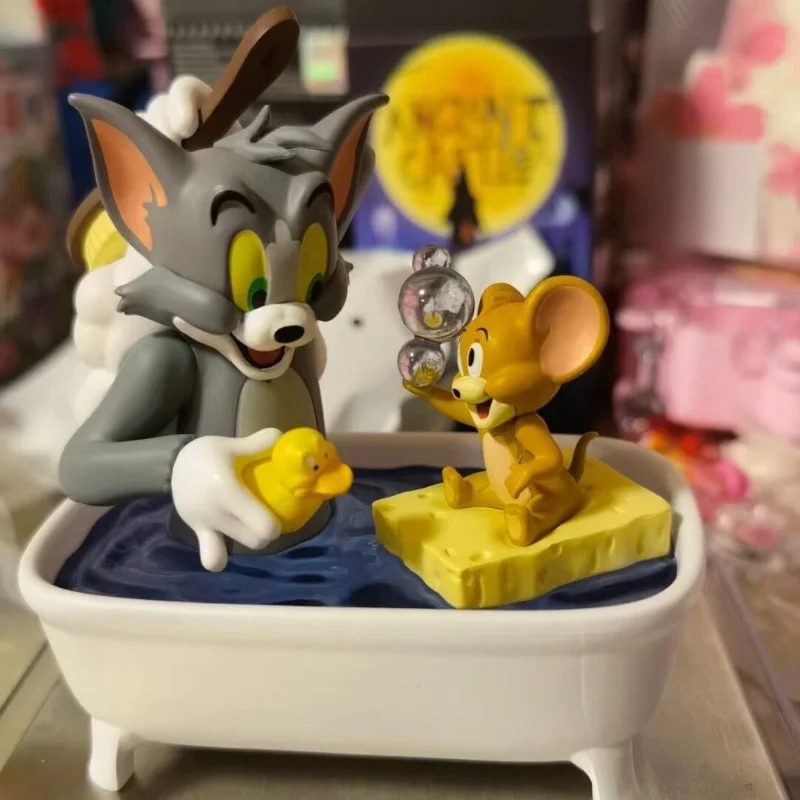 52toys Tom And Jerry Anime Figure Poor Tom Series Blind Box 2024 New Tom And Jerry Mystery Box Room Decoration Birthday Gift