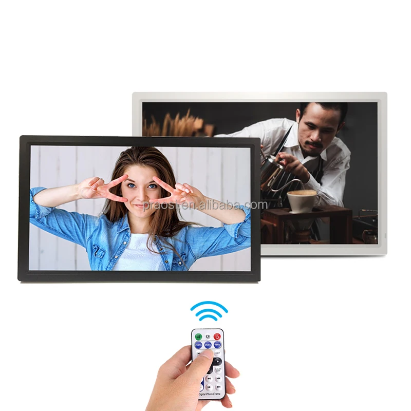 Pros 32 Inch Digital Photo Frame HD Picture Music Electronic Photo Albums 1080P Video Calendar USB SD Card Advertising Players