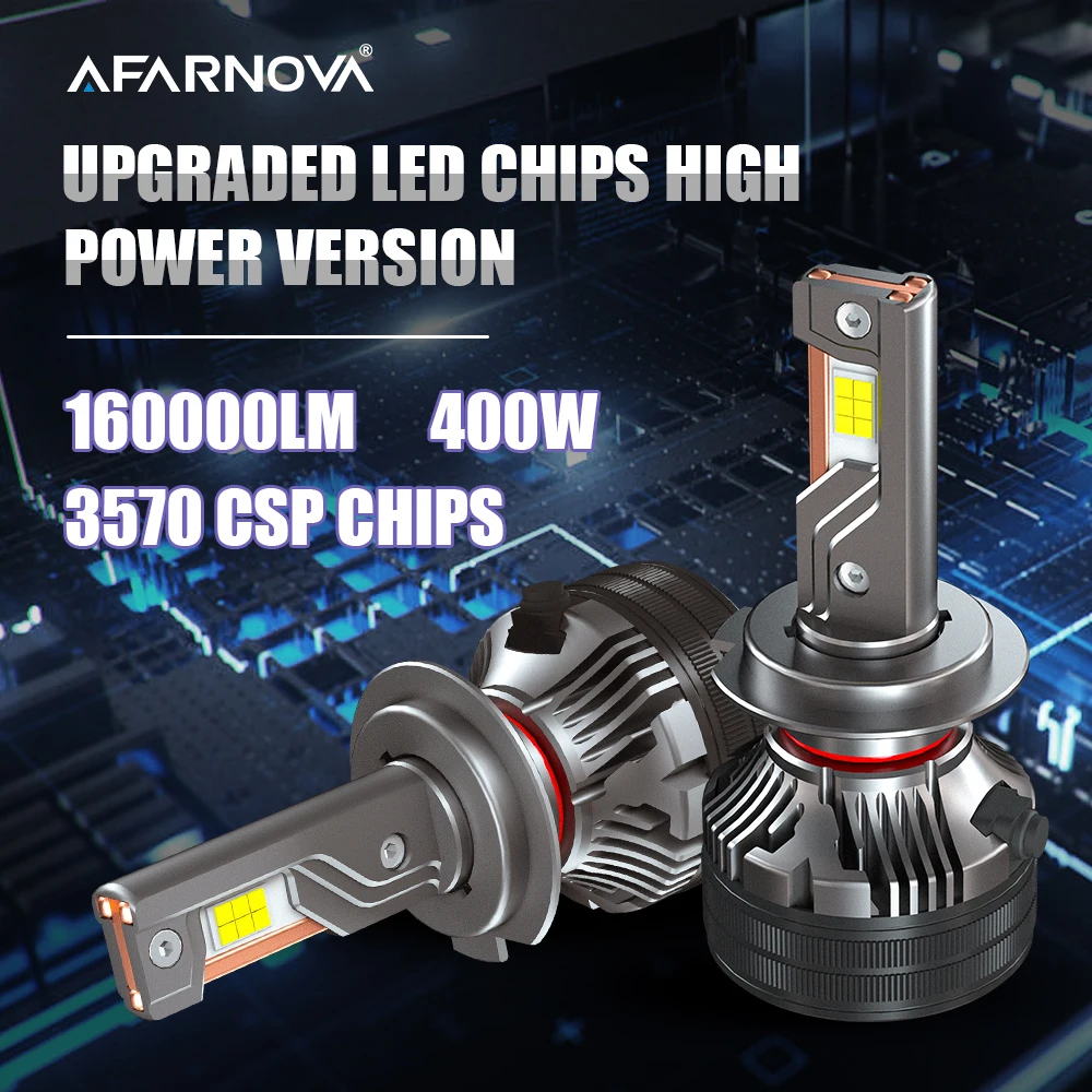 

Canbus Car LED Headlight H4 LED H7 LED H8 H9 H11 H1 9005 HB3 9006 HB4 Auto LED Lamp Fog Bulb CSP Chip 400W 160000LM 6000K 12v