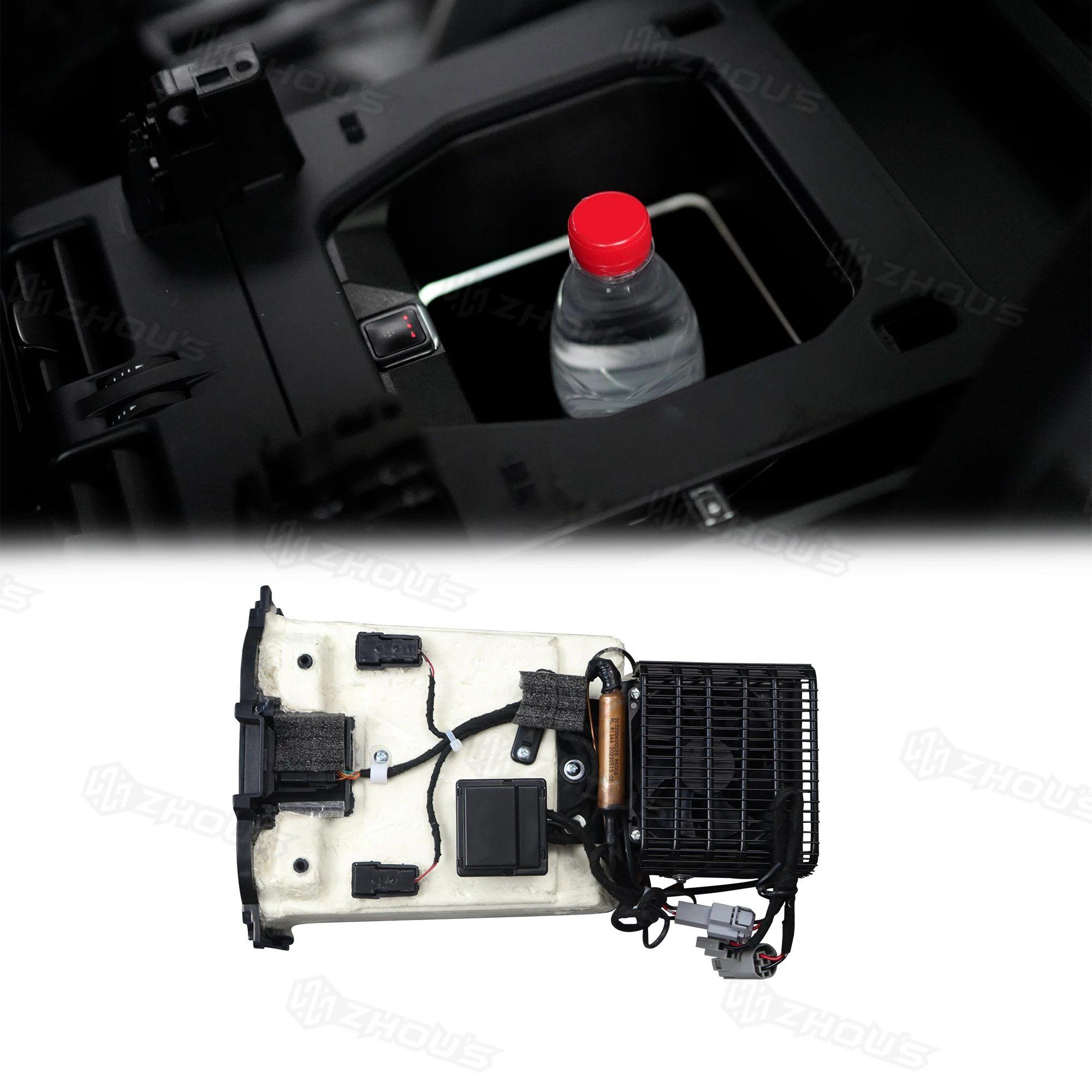 

New Product Small 12V 24V Dc Mini Car Refrigerator For Land Rover Range Rover Sport Interior Conversion