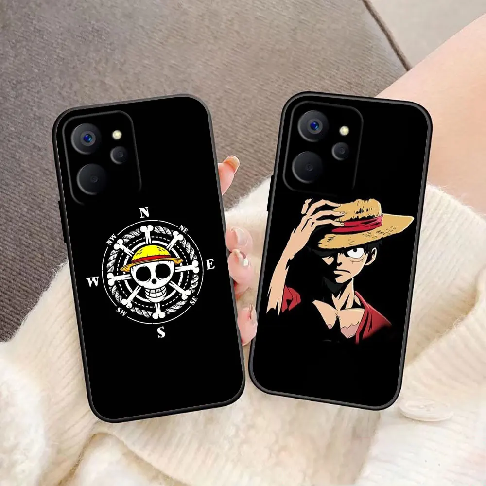 One P-Piece Luffy Straw Hat Phone Case For Realme C83 C85 C75 C71 C65 C63 C55 C53 C35 C33 C30 C21 C20 7 6 5 GT NARZO 50 X50 Case