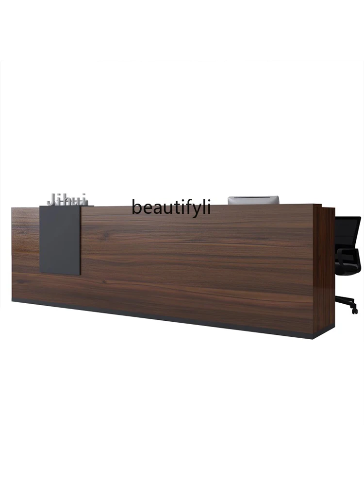 New Plate Front Desk Modern Reception  Consulting Bar Counter Cashier Company Front Desk Reception Desk