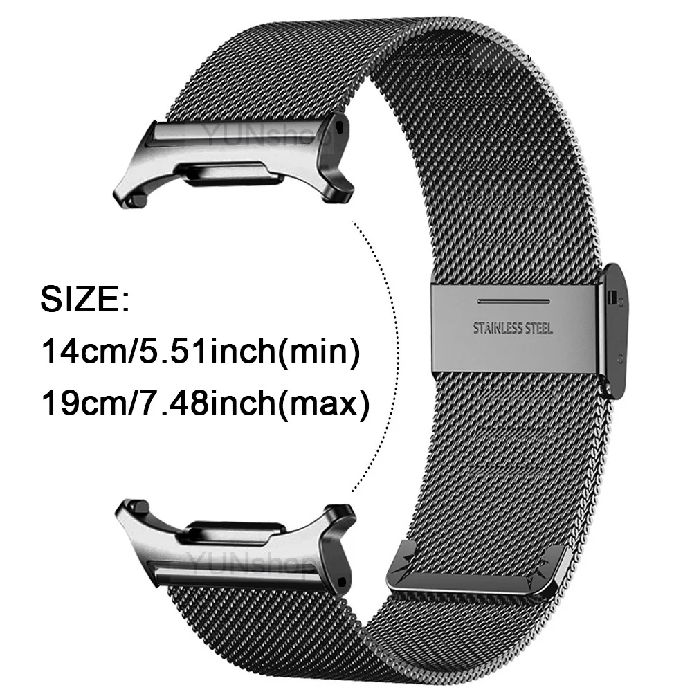 Stainless Steel  Strap for Samsung Galaxy Watch 7 Ultra 47mm Men Women Band for Galaxy 7 47mm ultra NO Gaps Curved End Bracelet