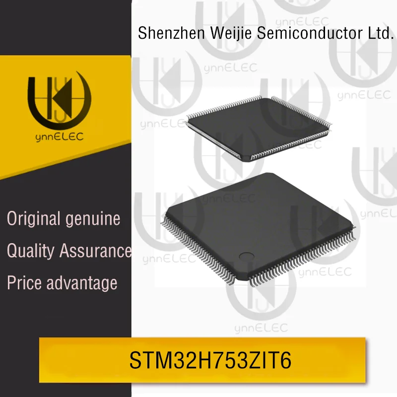 

Original STM32H753ZIT6 ARM Cortex-M7 MCU | 480MHz | 2MB Flash | 1MB RAM | LQFP-144