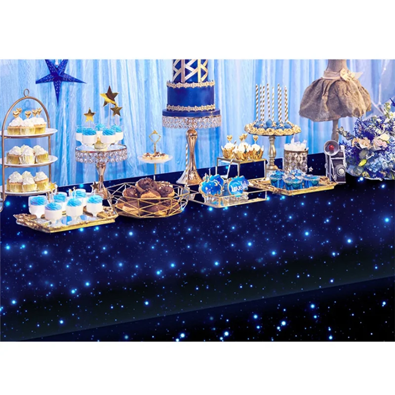 ABLK 3개 세트 테이블보 생일 파티 테이블보 일회용 파티 테이블보 54X108 인치