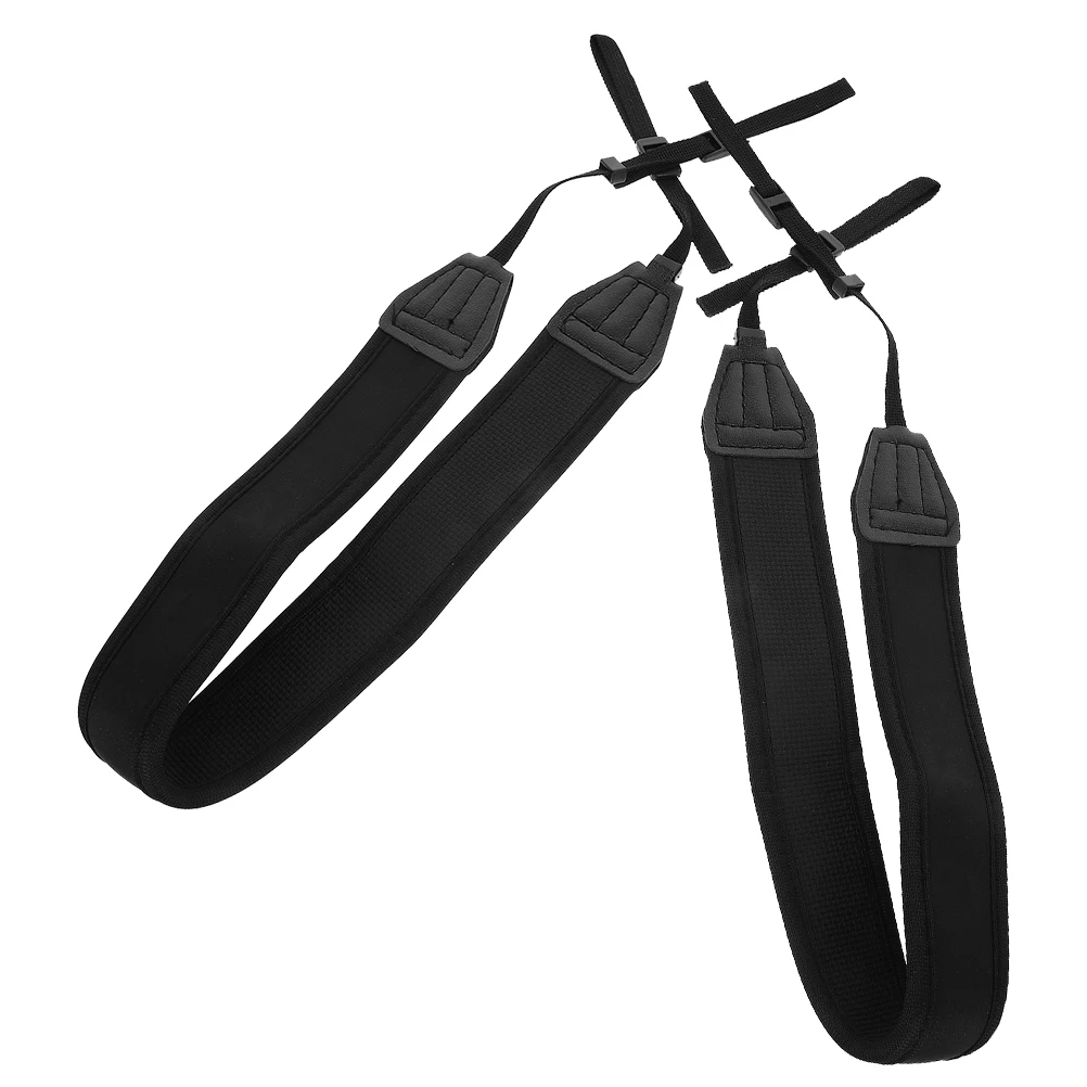 2 قطعة حزام حبال الكاميرا النيوبرين قابل للتعديل طول نونسليب الأمن للاستخدام على المدى الطويل حزام كاميرا مناسب عالميًا #2