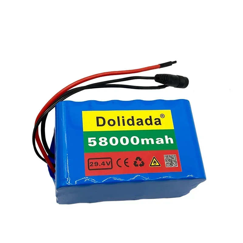 24v 58000mahh 7s3p 18650 Battery Pack 2A Charger Lithium Rechargeable 29.4v Li-ion Batterie lifepo4