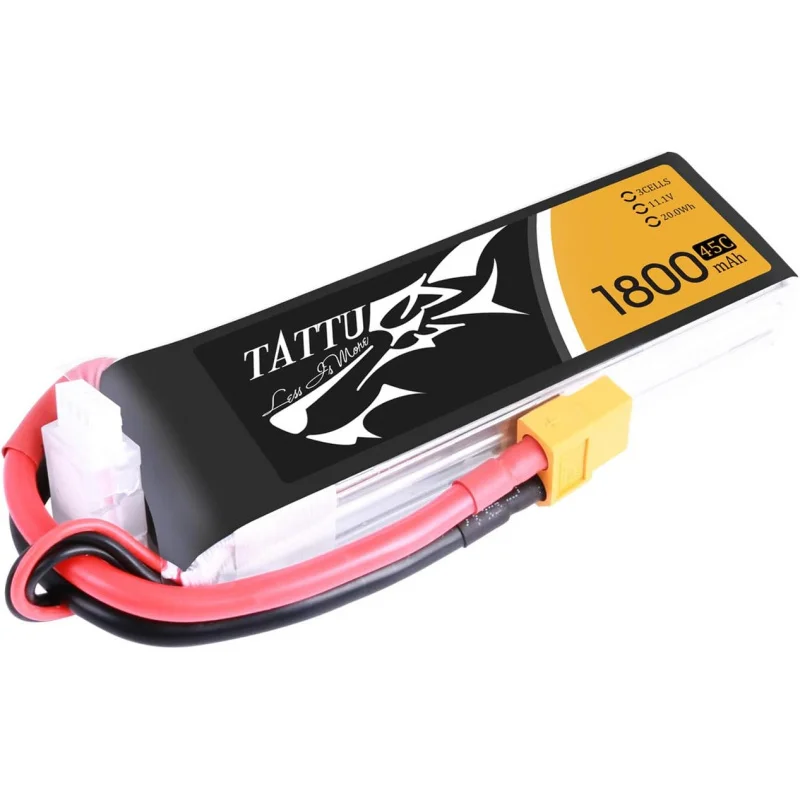 

Tattu 11,1 В 1800 мАч 3s 45C LiPo аккумулятор с разъемом xt60 для Skypeers M4-FPV250 mini измельчитель 200 indy250 plus mojo 280 qav25