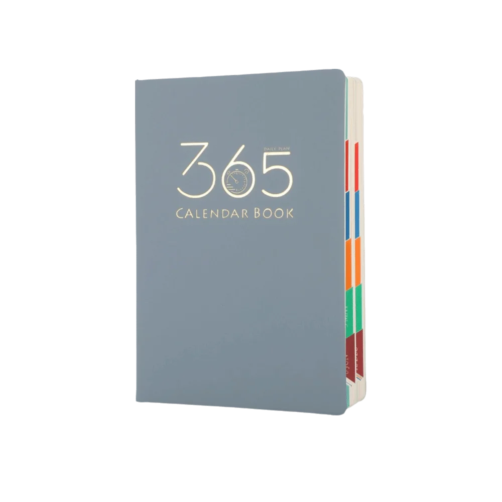 Office Supplies 320 Sheets A5 Journal Textured PU Elastic Bond Hardcover Notebook Monthly Index Pen Loop Schedule Book Study