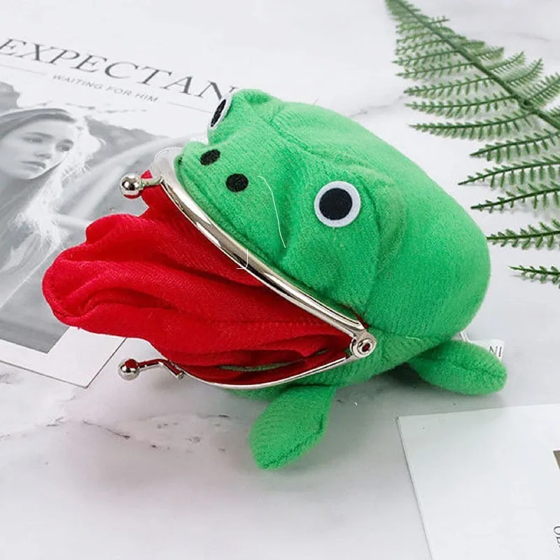 Plush Frog Coin Wallet Anime Ninja Wallet Halloween Role Playing Ninja Theme Party Gift