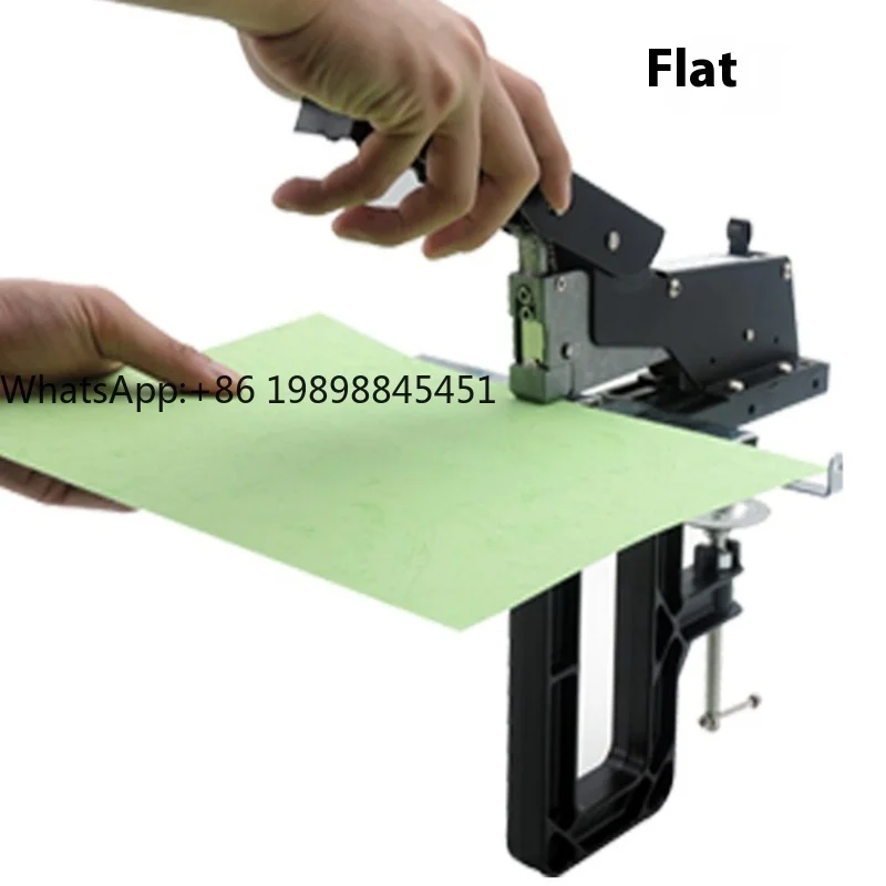 

Sh-04 Manual Saddle Stitcher Stapler A3 Heavy Duty Labor-Saving Flat Stitch Paper Cutting Machine with Center Seam Stapler A4
