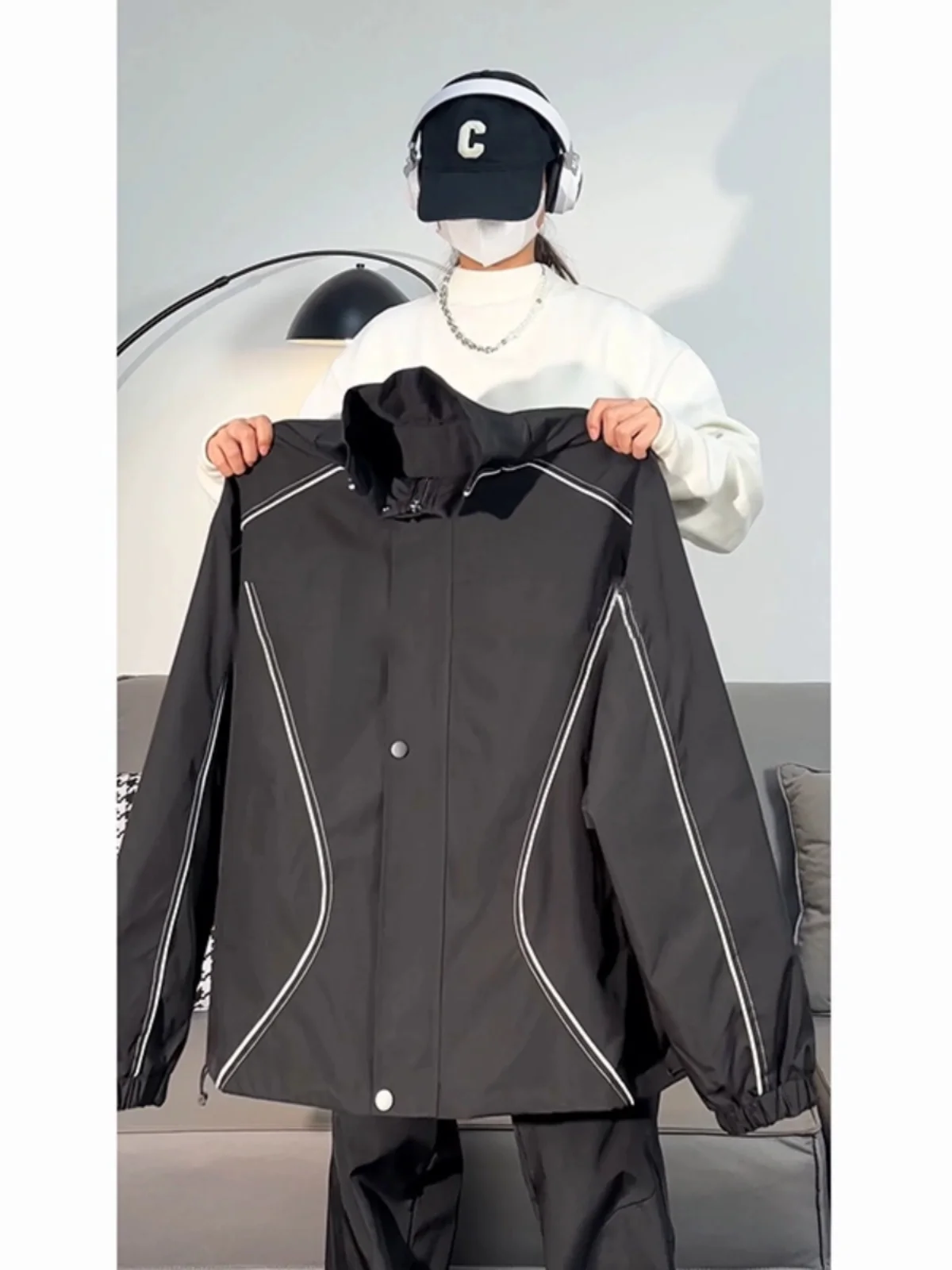 

Комплект Bla Samurai Tee-Proof: мужская куртка для активного отдыха, винтажная рабочая куртка для горного туризма