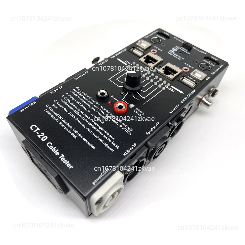 CT-20 Multifunctional Line Tester Audio Line Xlr Signal Line Tester