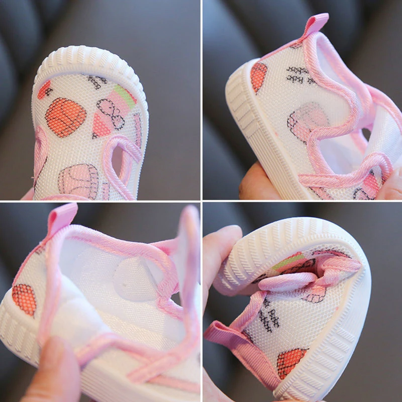 Summer 0-1-5 YearOld Baby Mesh Shoes 2 Boys Soft Bottom Breathable Toddler Shoes Female Baby Non-slip Single Shoes Baby Sandals