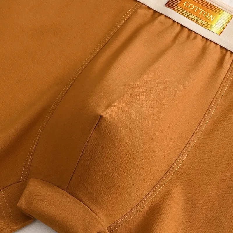 pure cotton Men Underwear Cotton BoxerShorts Hombre Panties Man Breathable Underpants Sexy Sports Comfort Male Boxers Large Size - Image 4