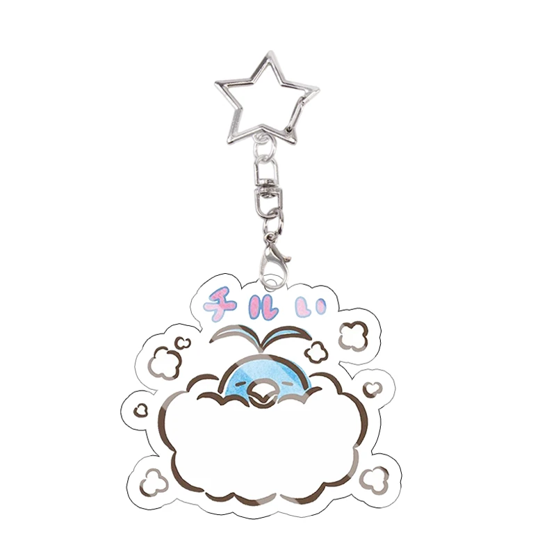 Snorlax Wigglytuff Eevee Acryl-Schlüsselanhänger Kawaii Pachirisu Trendiger Anhänger Taschendekoration Beliebte Modelle Kettenanhänger Geschenk – Detail 3