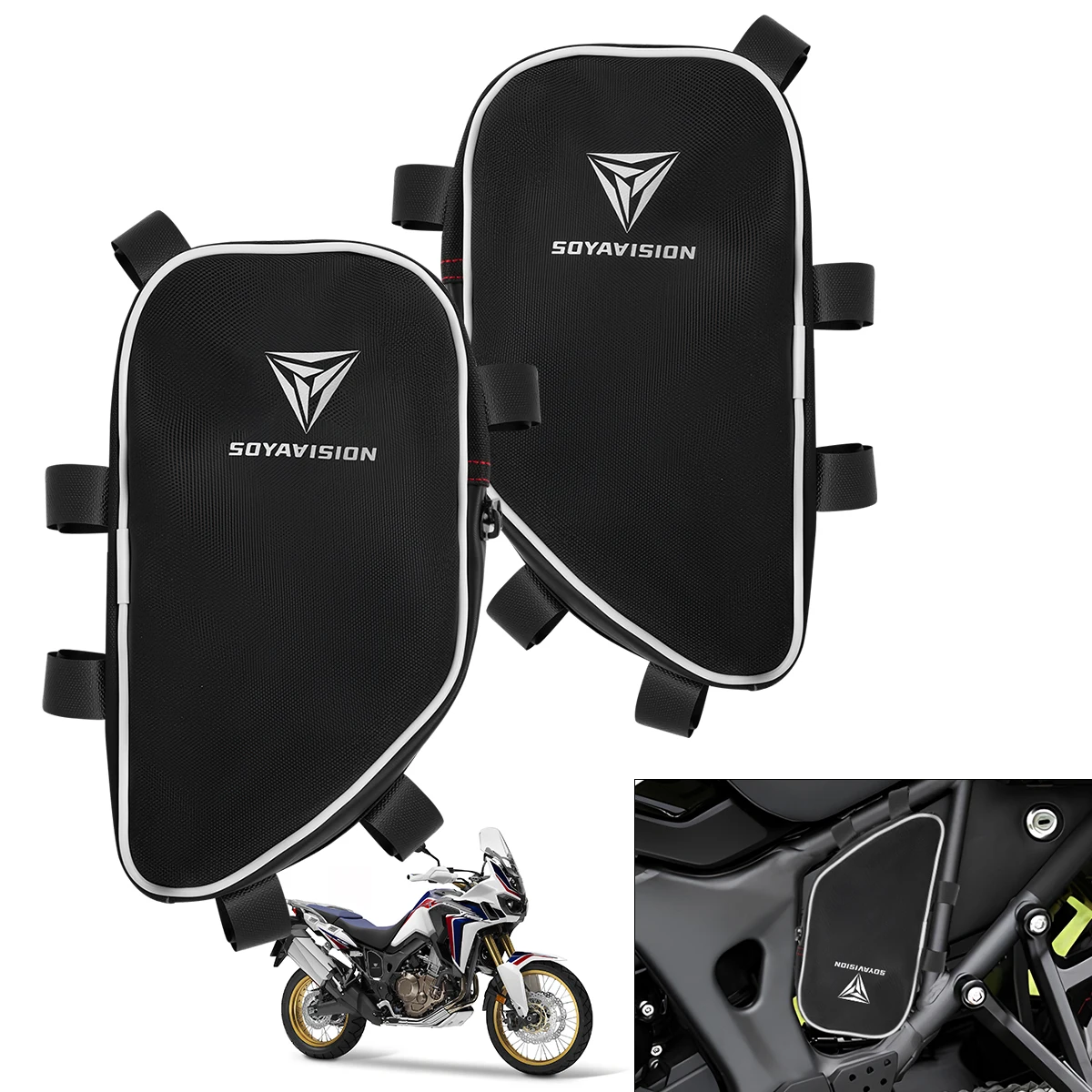 

For Honda CRF1000L Africa Twin CRF 1000 L Adventure Sports Motorcycle Frame Bag Waterproof Repair Tool Crash Bars Travel Bag