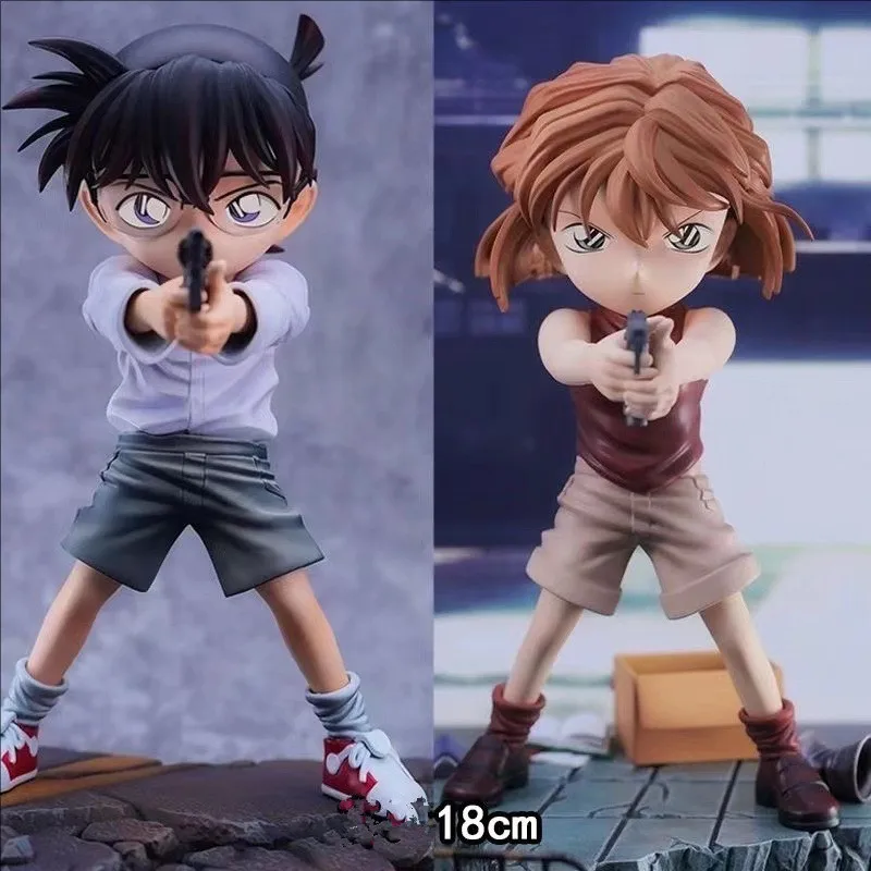 Conan Ai Haibara Gun Holding, Handles, Fashionable Toys, Theater Edition, Action Figure, Model Statue, Ornements, Birthday Gift Toys