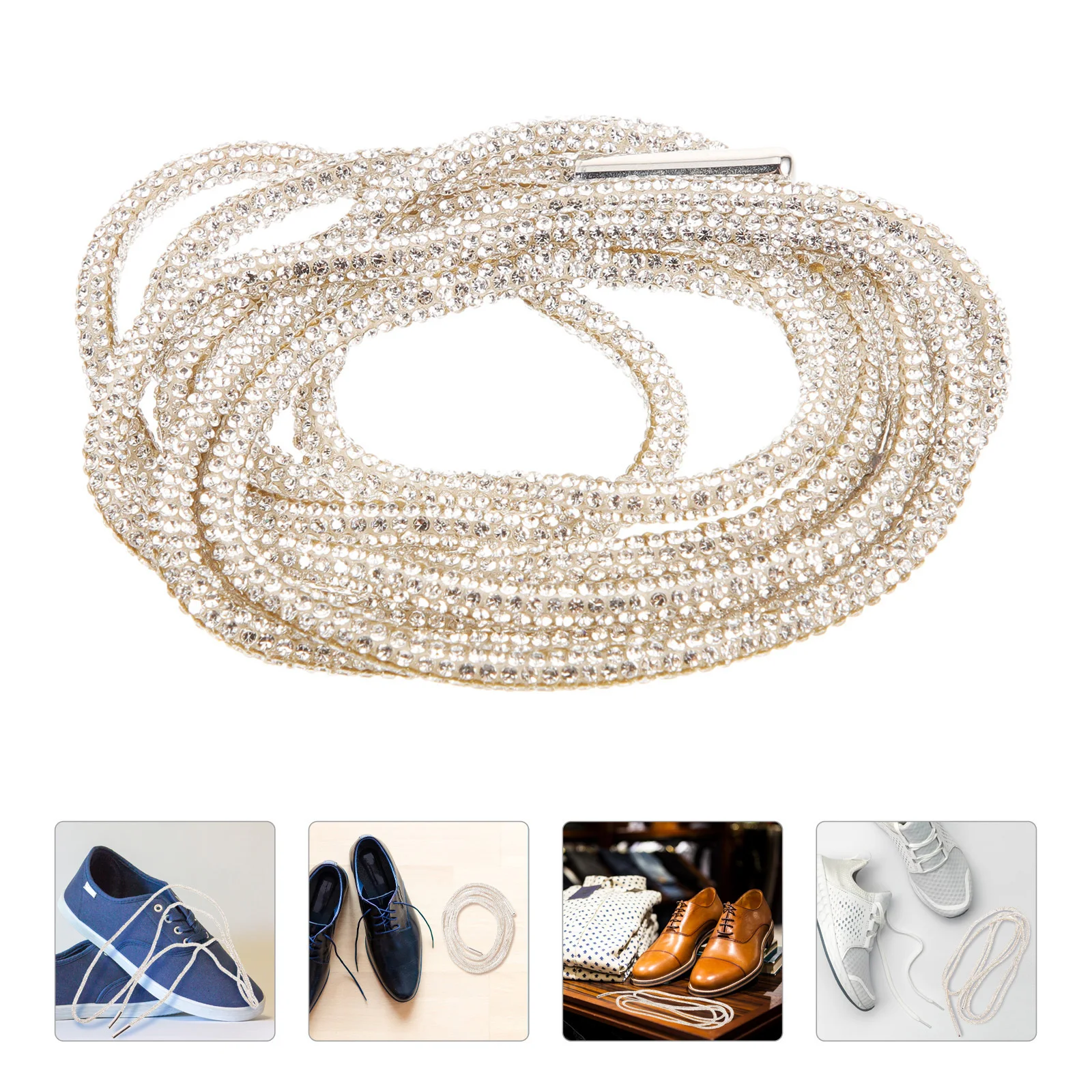 

Shiny Shoe Lace Shoe Lace Rhinestone Shoe Lace Shiny Durable Shoelaces Rhinestone Decor Shoelaces Sports Shoe Laces
