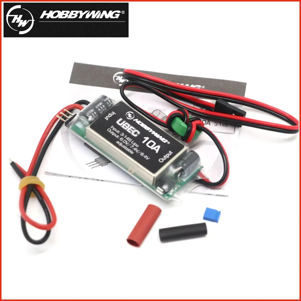 

Водонепроницаемый модуль регулятора напряжения Hobbywing, 10 А, высокое напряжение 3-14S, 6/7, 4/8, 4 в, регулируемый UBEC для радиоуправляемой машинки, багги, игрушки