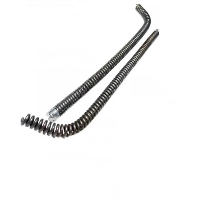 1PCS 16mm Elbow Short Section Electric Sewer Pipe Dredging Machine with Professional Spring Knife Head for Home Drain Cleaning