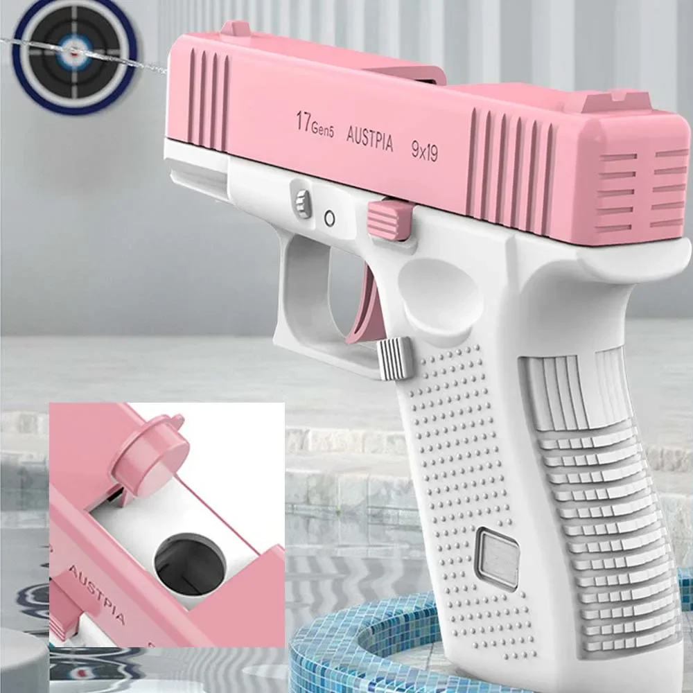 

Summer Water Gun non Electric Pistol High-pressure Full Automatic Shooting Water Beach Toy Gun For kid Children Boys Girls Adult