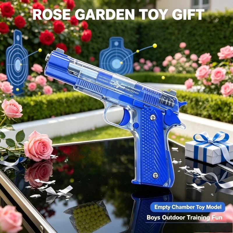 M1911 Toy Blaster Empty Chamber Hanging Toy Quick Take Apart Manual Boy BB Bullet Kids Lower Magazine new2026