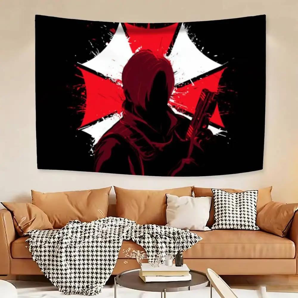 U-Umbrella Corporation Flag Outdoor Decorations for Bedrooms Home Decor Items Decoration Banners