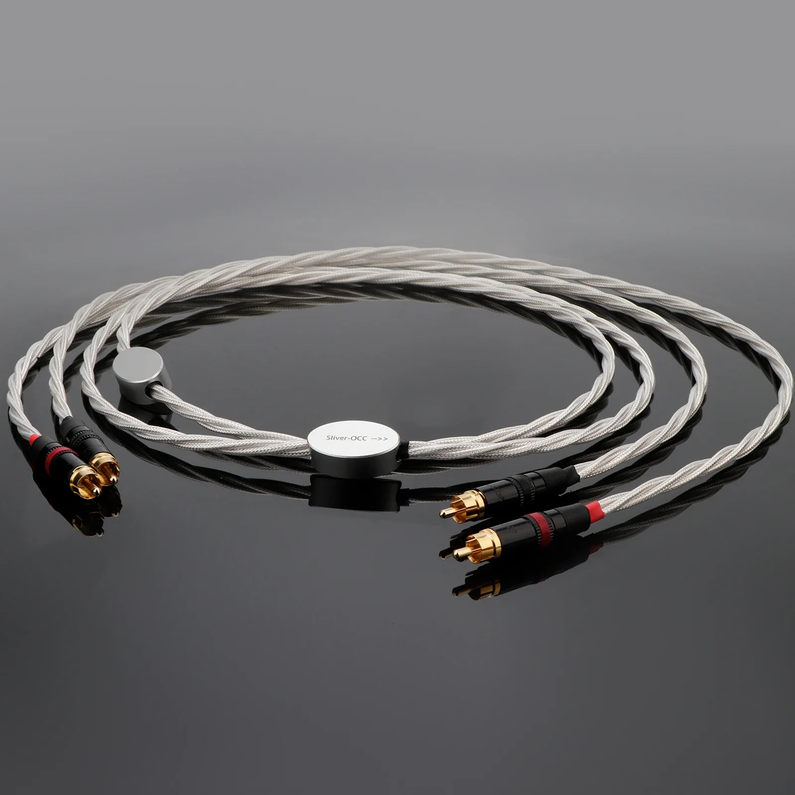 Paar XLR Balance Kabel RCA Signal kabel 6N OCC Versilbert rca kabel Für Verstärker DAC TV DVD Audio Kabel HiFi xlr Audio Kabel – Detail 7