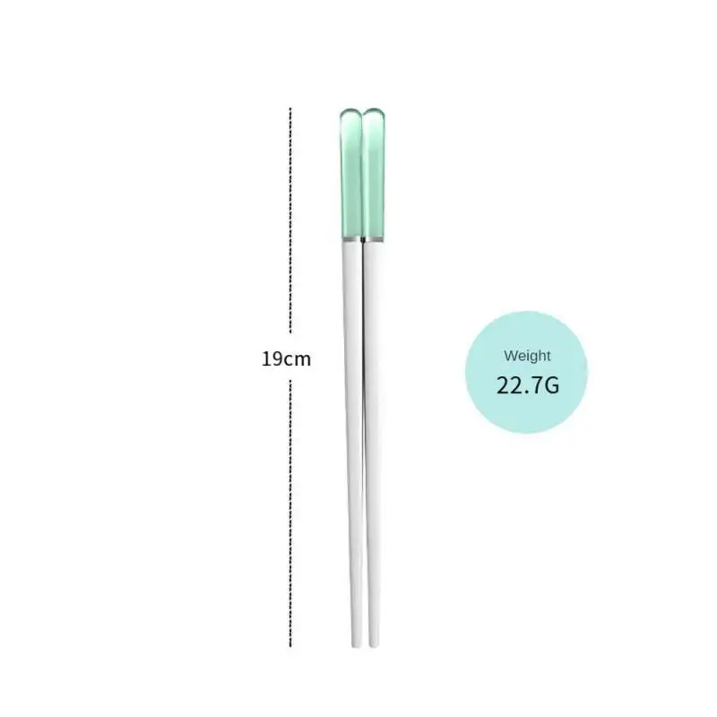 Legierung Essstäbchen Kristall kopf Acryl nicht leicht zu verformen gefrostet rutsch fest zu Hause Küche Esszimmer Restaurant Geschirr