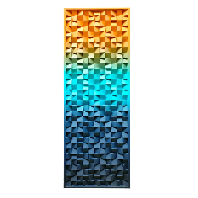 CX bedroom sound insulation, custom audio solid wood diffusion board living room art decorative painting