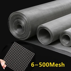 304 Stainless Steel Woven Wire Mesh, Filtration Screen, Screening Filter Sheet, Industrial Fix Tools Net, 1000x100cm