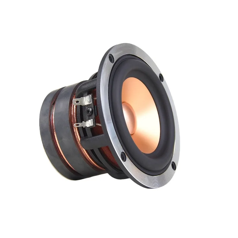 4-Inch full-range speaker HIFI human voice toxic bass dual magnetic long-stroke speaker speaker