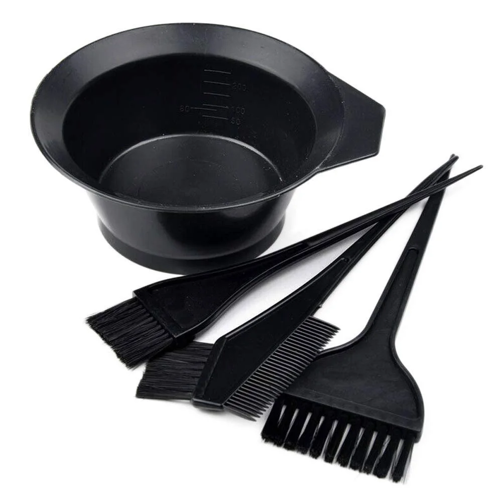 7/4/3Pcs/set Hair Dyeing Kit Hair Color Dye Bowl Stirring Brush For Hair Coloring Bleaching DIY Salon Home Hair Dye Tools C0037A
