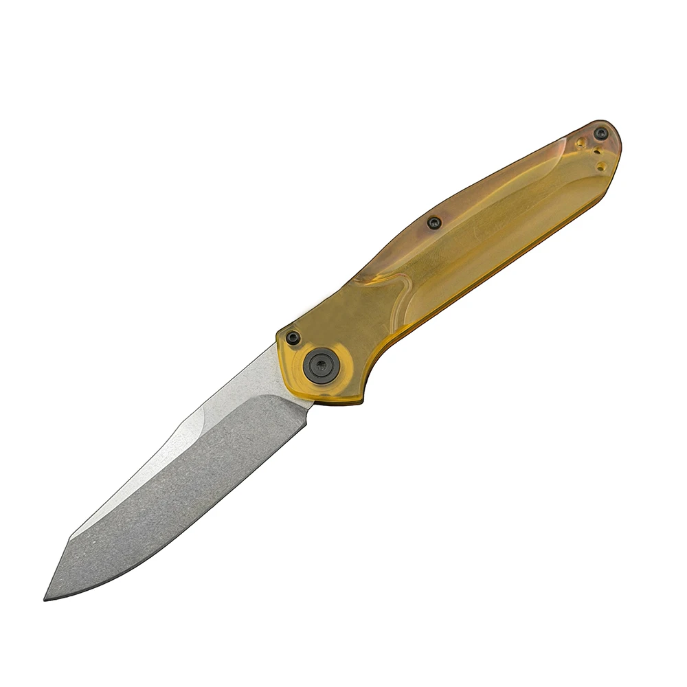 BM 9400-PEI Osborne Foam Amber Ultem Handle Folding Knife