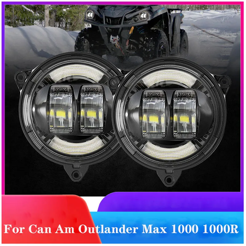 

LED Headlight Headlamp For Can Am Outlander Max 1000 1000R 850 800R 650 500 12-2022 Can-Am ATV Motorcycle Low Beam DRL 710006177