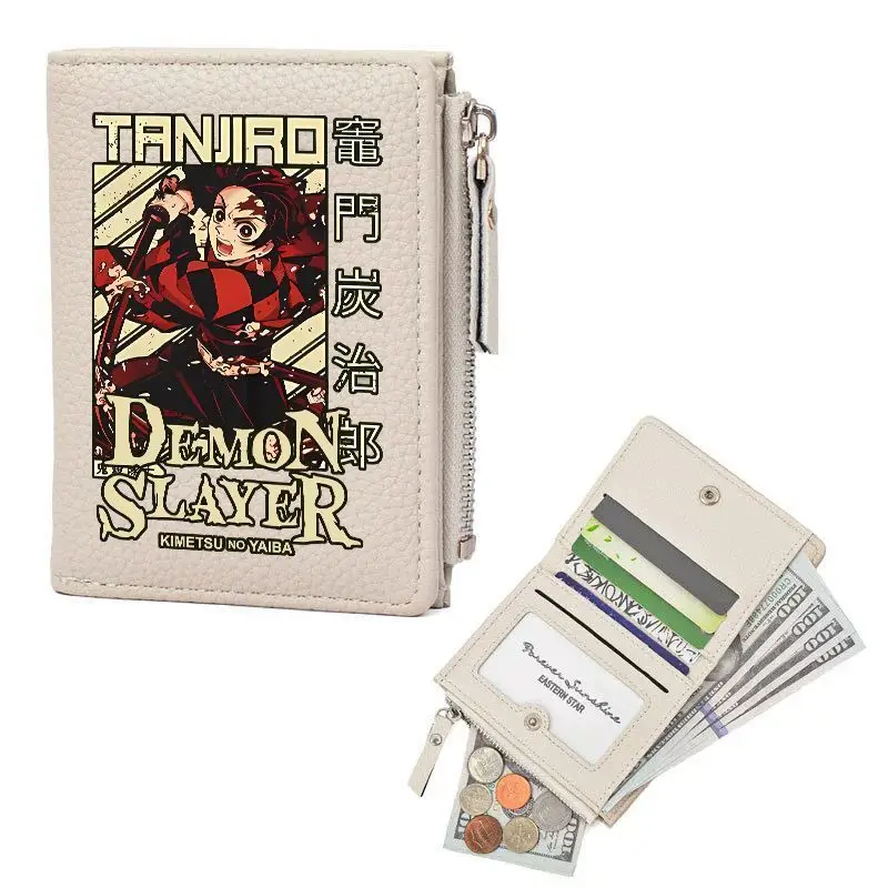 

Demon Slayer anime Kawaii Kasumashira Tokitou Muichiro peripheral wallet cute portable two-dimensional card bag coin purse gift