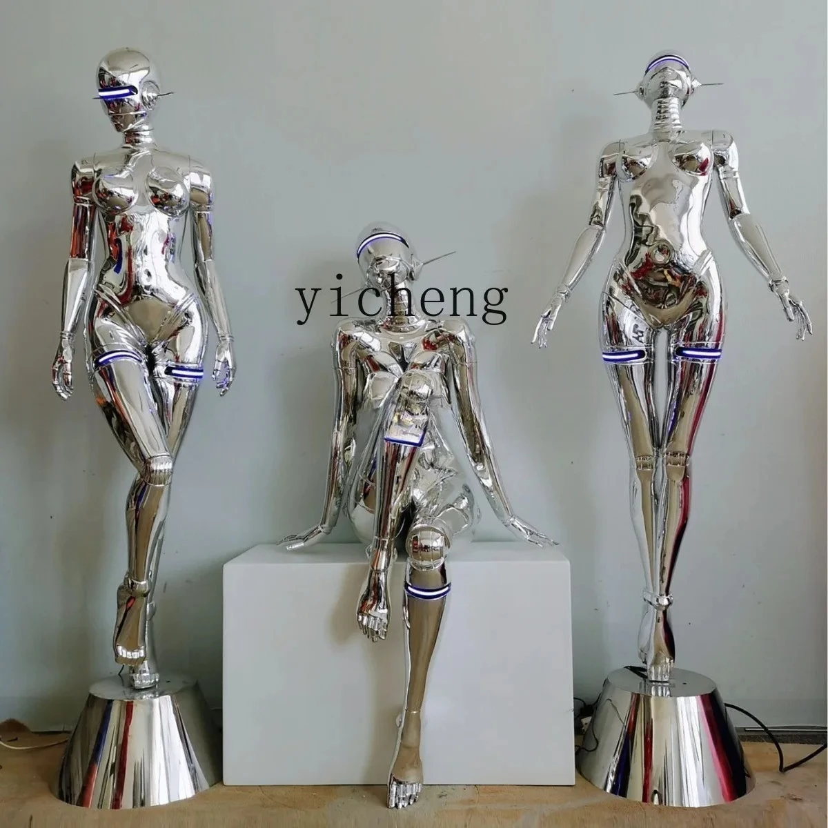 XL Machinery Jikong Shanji Large Ornament Trend Electroplating Sculpture Floor Decoration