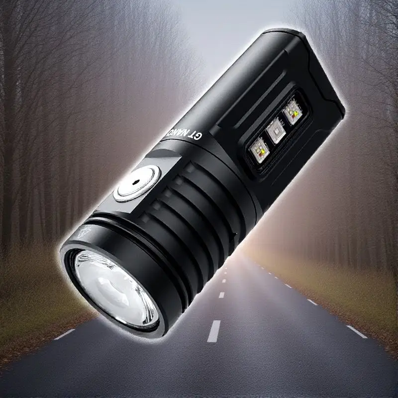 

Lumintop GT NANO USB Rechargeable Mini LED Flashlight 1400LM With RGB UV Side Light Compact Survival Tool EDC