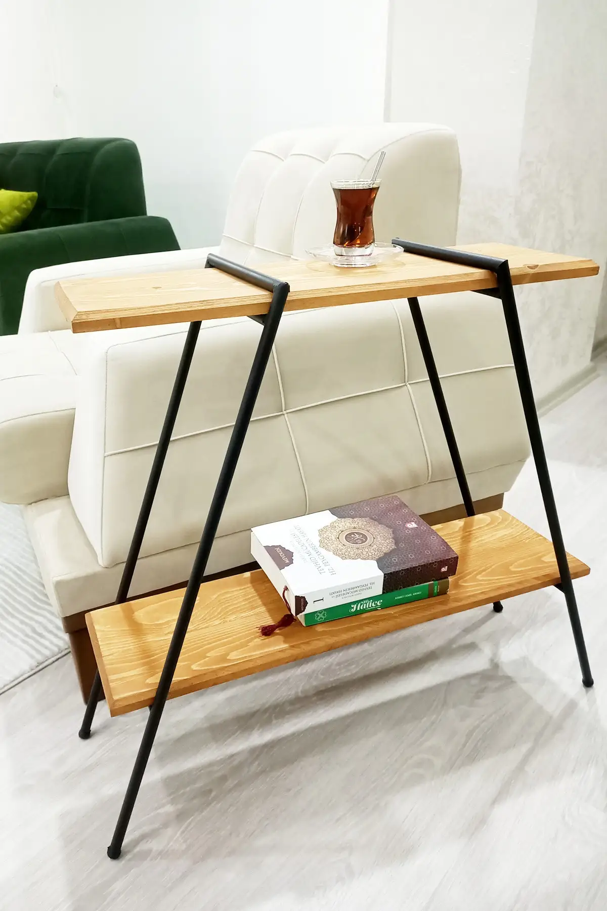 Solid Decorative With Two Shelves Multi-Purpose Edge Coffee Table Roman Flower bed coffee table modern