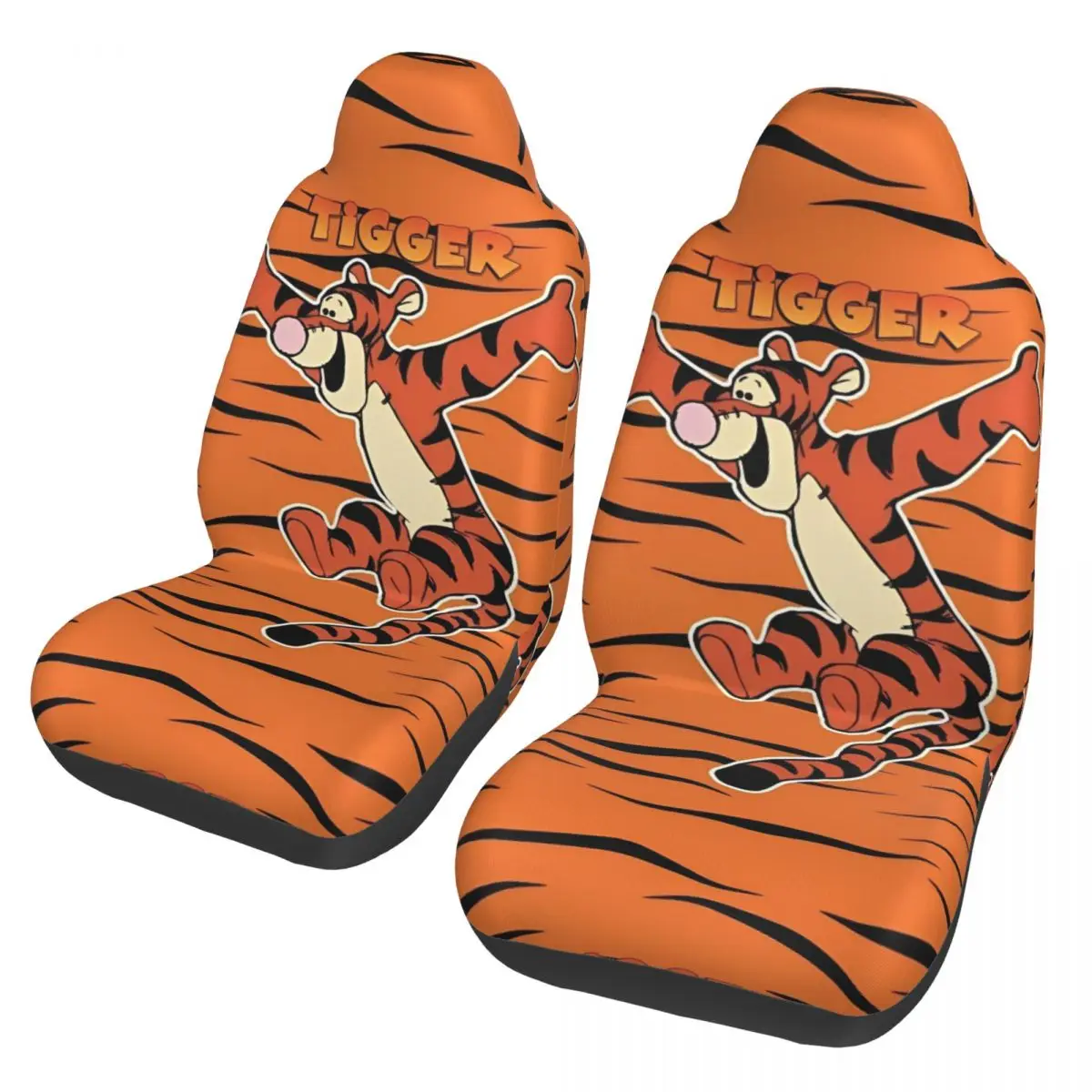 

Чехлы на передние автомобильные сиденья Tiger Winnie The Pooh 2, грузовик, седан, внедорожник, высококачественный чехол для автомобильных сидений