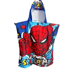 Spiderman Bath Towel for Kids Toddler Robes Wrap Cover up for Shower Beach Swimming Towel Avengers Gifts