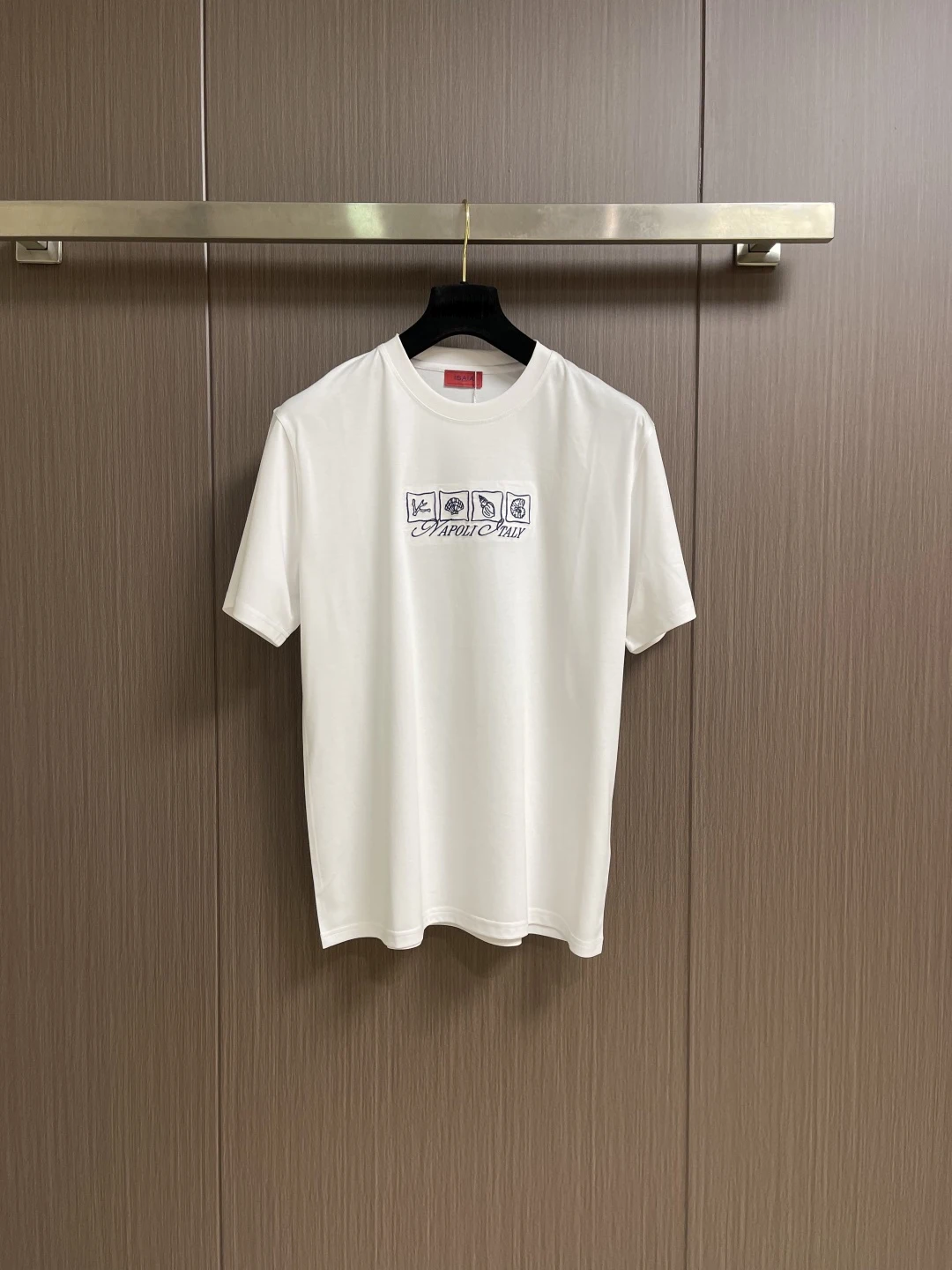 SIJITONGDA  2026 Spring/Summer New Men's Round Neck Silk Cotton Short Sleeve T-shirt Size M-XXL